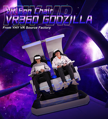 9D Double Players VR Chair Simulator Dorośli VR Godzilla Game Machine