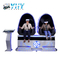 Symulator VR 9D na monety Podwójne krzesło do jajek 3 DOF z 21-calowym panelem