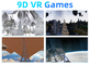 Dwa siedzenia 9D VR Simulator 8.0KW z grą symulacyjną Roller Coaster VR