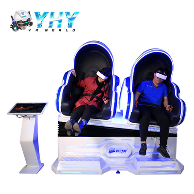 Akrylowe 2 miejsca 9D VR Egg Simulator Cinema z 200 grami