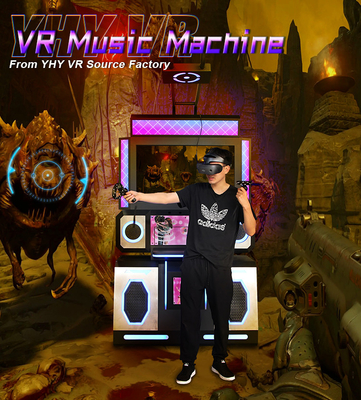 65-calowy ekran 9d VR Machine Shooting Vr Dance Music Game Simulator