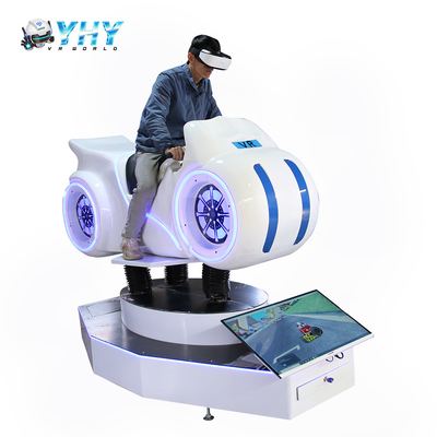 Biały Motor Bike Simulator Arcade Game Machine Symulator motocykla 9D VR