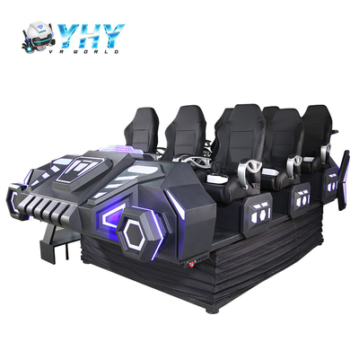 Park rozrywki 9D Movie Game VR Roller Coaster Motion Simulator z 9 miejscami