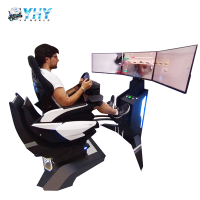 Park Rozrywki 9D VR Indoor Symulator Samochodu Wyścigowego F1 z 3 Ekranami