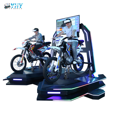 Symulator jazdy na motocyklu w wirtualnej rzeczywistości 9D dla 2 graczy w parku rozrywki