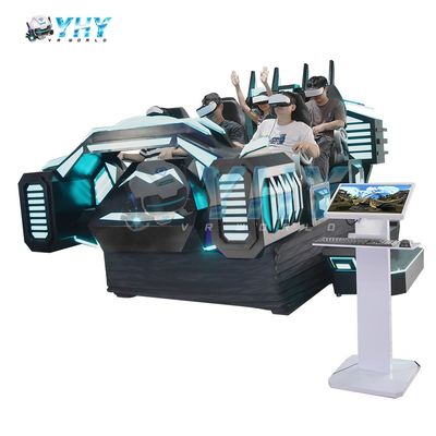 9D Kino VR 6-osobowa maszyna do gier z filmami VR, wirtualna rzeczywistość, sprzęt do gier wieloosobowych