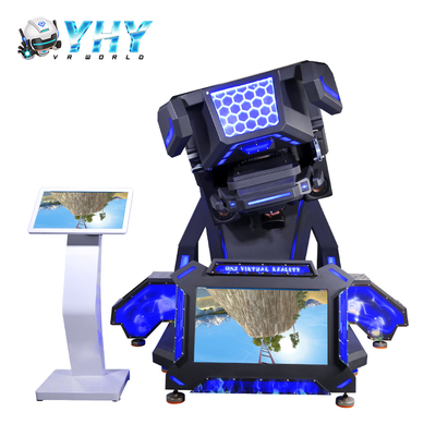 VR 360 Flying Roller Coaster Racing Car Simulator Funkcja strzelania z kierownicą
