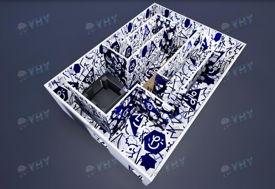 Escape Free Roam 9D Multiplayer Wirtualna Rzeczywistość VR Strzelnica 9D VR Zestaw do Centrum Handlowego