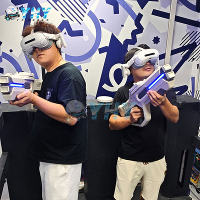 Darmowy Walking Virtual Reality Big Space Simulator 8 Wieloosobowa Strzelanina VR Arena