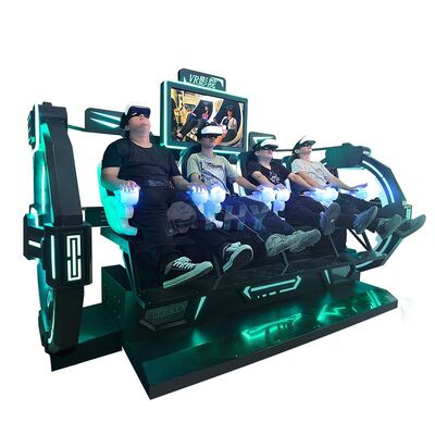 9D VR Simulator 4 Seat Vr Cinema Roll Coaster Gry filmowe Simulator Maszyna do gier