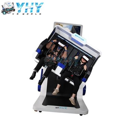 2 Players Vr Roller Coaster Simulator 9d Rotating 360 Degree Rotation Double Chair All in one Console Virtual Reality Machine Factory Direct Sale 