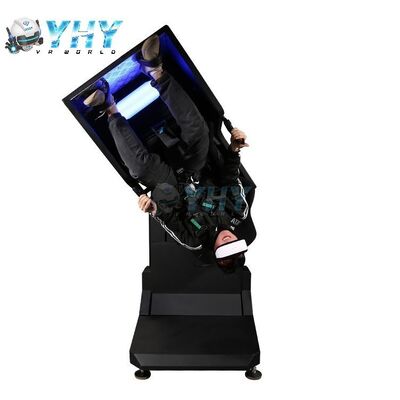  9D VR Simulator Virtual Reality Rotator Single Player Rotating Flight Simulator 360 Degree Roller Coaster 9D Chair Machine Indoor Playground 