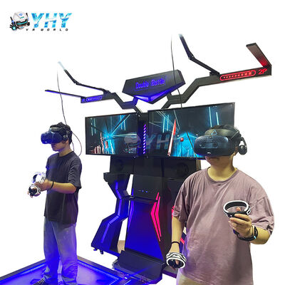 Arcade Wirtualna rzeczywistość Tańczący symulator muzyczny VR Walk Platform 2 Gracze VR Battle Game Simulator