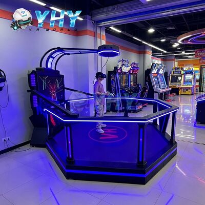 Interaktywny symulator gier VR 9D Wirtualna rzeczywistość 1 gracze Duża przestrzeń HTC 9D VR Simulator dla VR Gaming Park
