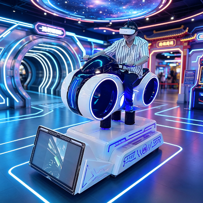 9D VR Dynamic Motorcycle Racing Simulator Wirtualna rzeczywistość Motocykl jazdy Arcade Game Machine dla miejsc rozrywki