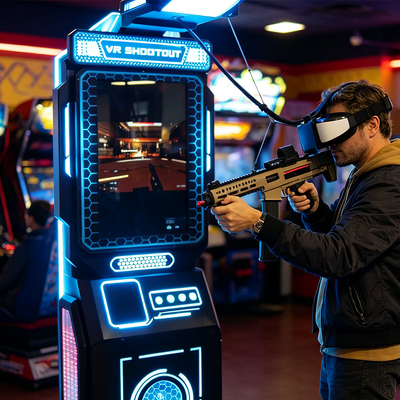 Symulator strzelanki w wirtualnej rzeczywistości samoobsługowy symulator gry VR maszyna do gier zręcznościowych