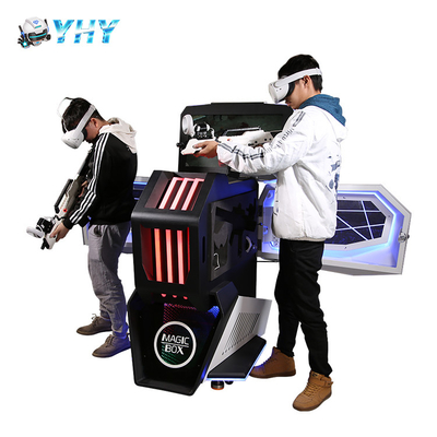 Indoor Standing VR Simulator Game 2 graczy walczą z bezprzewodowymi okularami PP Gun