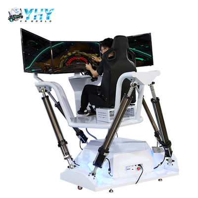 Virtual Reality 6 DOF Dynamic Car VR Simulator Three Screen Race Games Machine Shopping Mall Rental Business 