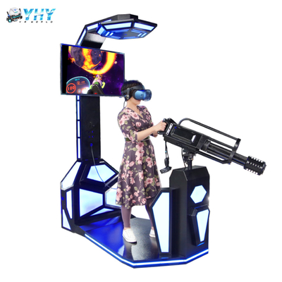 Rozrywka Gatlin 42-calowy ekran stojący VR Machine Gun Shooting Game Simulator