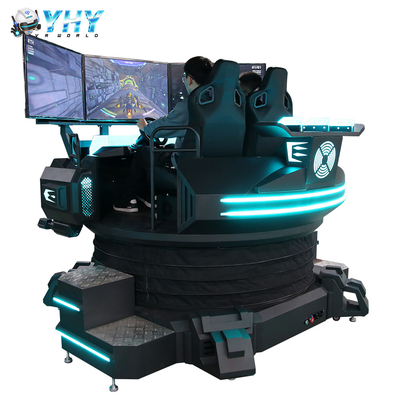 2 miejsca 3 Dof 9D Symulator wyścigów wirtualnej rzeczywistości VR Driving Car Game Machine