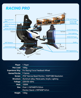Ultimate Racing Pro Version Ultimate VR Racing Simulator dla profesjonalnych graczy