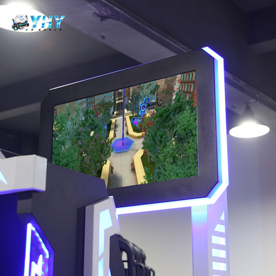 9D Wirtualna rzeczywistość VR Krzesło Park rozrywki Strzelanie Jeździec 360 stopni symulator ruchu