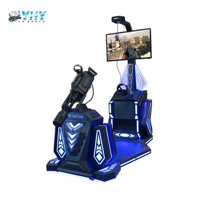 Symulator wirtualnej rzeczywistości VR z działem karabinów maszynowych, centrum gier, centrum handlowe, wynajem