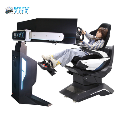 Rotacyjny symulator dynamiczny 3 DOF 3 Screen Motion Auto Racing Driving Game Machine