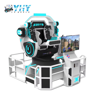 YHY MINI VR UFO Maszyna do gier obracana o 360 stopni, podwójne siedzenia, kino z funkcją obrotu