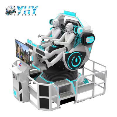 Guangzhou YHY VR kolejka górska 2 miejsca Mini UFO symulator rotacji Park rozrywki w pomieszczeniach