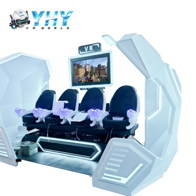 YHY VR Cinema 4 miejsc 9D Virtual Reality Movie Machine One Stop Project Game Park Użycie