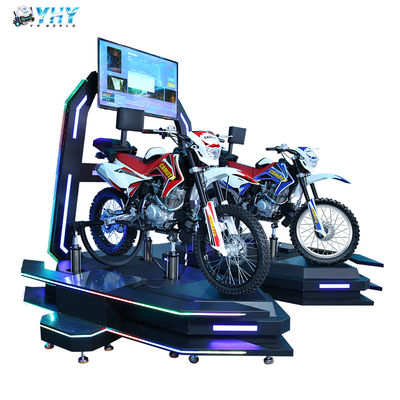 Park rozrywki Park rozrywki 9d Wirtualna rzeczywistość Podwójny VR Symulator motocykla