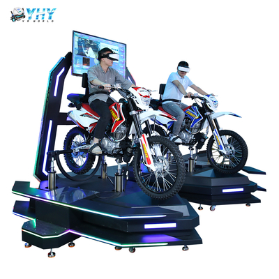 Sprzęt wirtualnej rzeczywistości Game Center VR Symulator wyścigów ruchowych Moto Double VR Motocykl