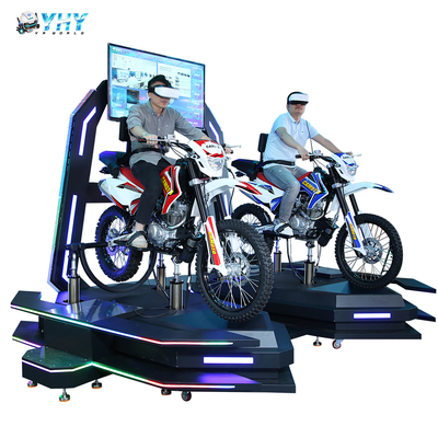 Najpopularniejszy interaktywny symulator gier wirtualnej rzeczywistości VR, maszyna wyścigowa na motocyklu dla 2 osób