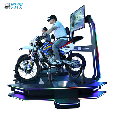 Najpopularniejszy interaktywny symulator gier wirtualnej rzeczywistości VR, maszyna wyścigowa na motocyklu dla 2 osób