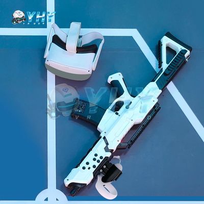 Szybszy zwrot z inwestycji (ROI) Gotowe rozwiązanie VR Wieloosobowa arena Wolne poruszanie się Gra VR Shooting dla parku rozrywki