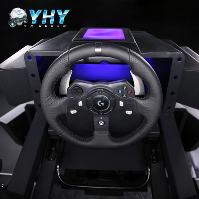 VR 360 Flying Roller Coaster Racing Car Simulator Funkcja strzelania z kierownicą