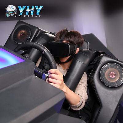 Symulator VR 9D Wirtualna Rzeczywistość Wieloosobowa Gra Wyścigowa 360 Stopni Obrotowa Kolejka Górska