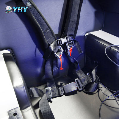 YHY 9D VR Simulator 360 Degree Rotation Virtual Reality Flight Roller Coaster Driving Simulator with Multiplayer Games