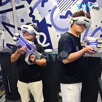 YHY New Design Indoor VR Game Zone: Customized Multiplayer XR Free Roam with Interactive Gun Shooting Arena