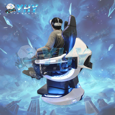 Roller Coaster Rotating 9D Vr Flight Game Degree Full Motion Single Seat 360 Degrees Chair