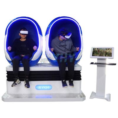 9D VR Egg Chair Cinema Roller Coaster Virtual Reality Egg Chairs Cinema 9D Simulator VR Equipment 2 Seater Egg Chair