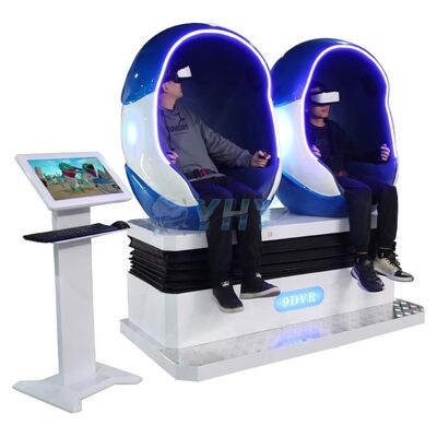 9D VR Egg Chair Cinema Roller Coaster Virtual Reality Egg Chairs Cinema 9D Simulator VR Equipment 2 Seater Egg Chair
