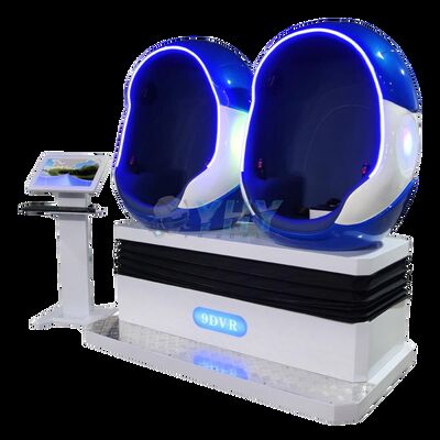 Hurtownia 9d Vr Krzesło Kino 2 Miejsca Gry Wirtualnej Rzeczywistości Atrakcje Parku Tematycznego Vr Kino 9d Vr Egg Cinema