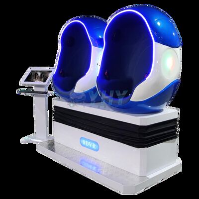 Dwuosobowe wnętrze VR Wirtualna rzeczywistość Krzesło jajeczne 9D Park rozrywki Podjażdżki dla dzieci Kino Maszyna do gier