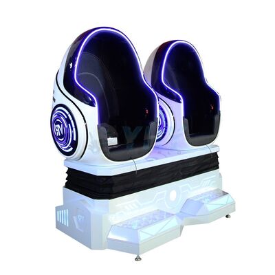 Sprzęt wirtualnej rzeczywistości Wirtualna rzeczywistość 9D Jajeczno krzesło Vr kolejka górska 2 miejsca Vr Pod