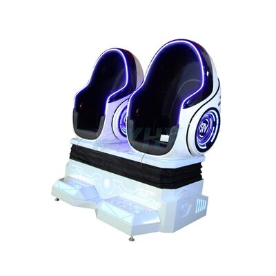 Fabryka w Guangzhou VR Sprzęt do parku rozrywki 9D VR 2 miejsc Jajowe krzesło Maszyna do gier