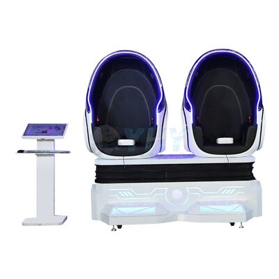 Sprzęt wirtualnej rzeczywistości Wirtualna rzeczywistość 9D Jajeczno krzesło Vr kolejka górska 2 miejsca Vr Pod