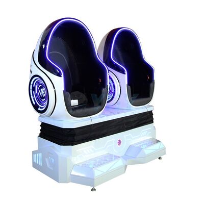 Wysokiej jakości podwójny gracz Simulator kolejki górskiej 9d Jajo 9d VR Kino Zarabiaj pieniądze