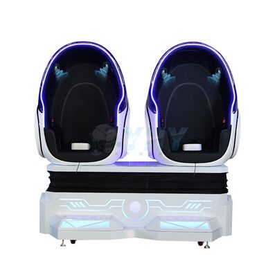 Wysokiej jakości podwójny gracz Simulator kolejki górskiej 9d Jajo 9d VR Kino Zarabiaj pieniądze